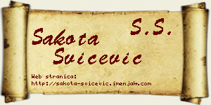 Šakota Svičević vizit kartica